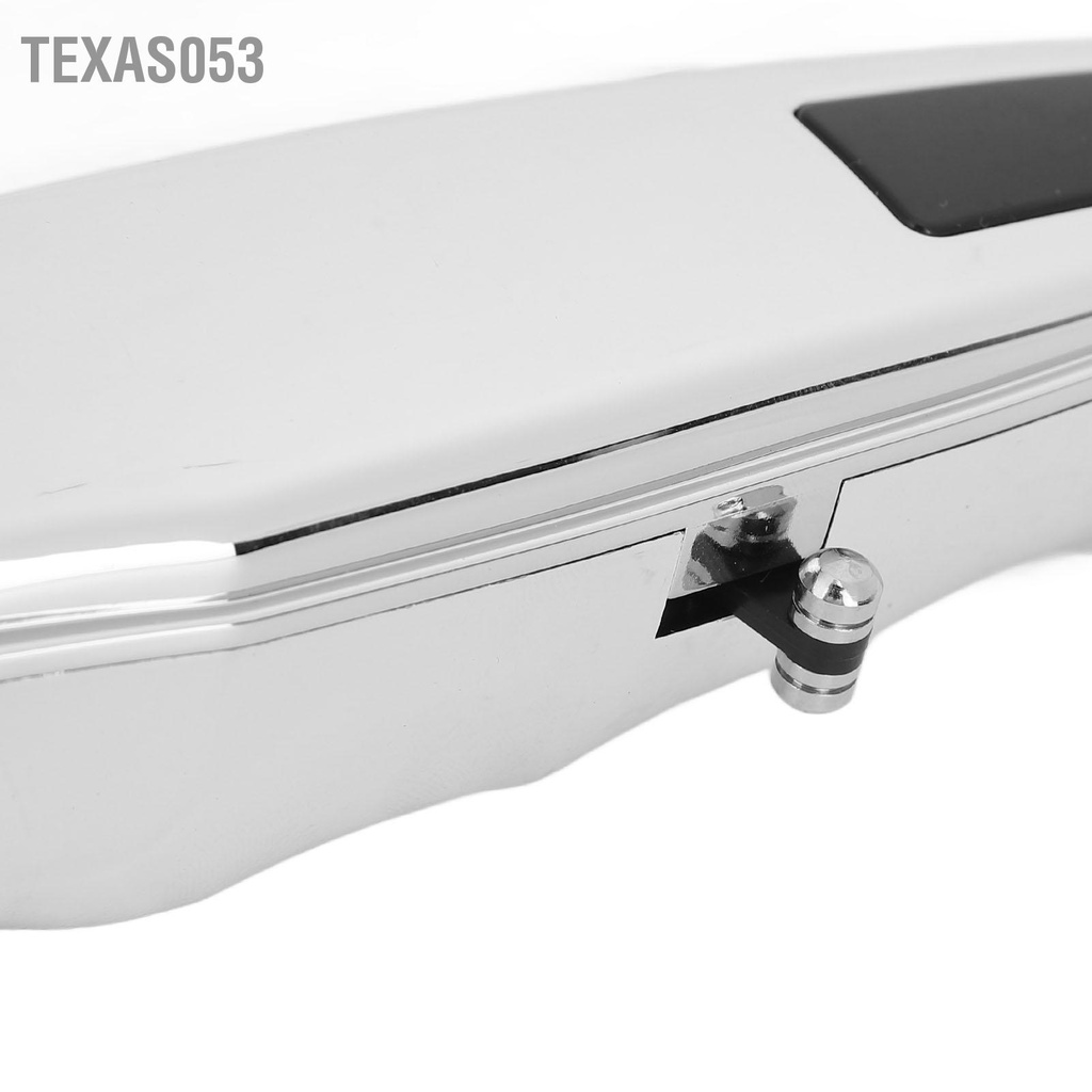 [Hàng HOT] SK-827 Tông đơ cắt tóc tặng kèm 4 đầu cắt và phụ kiện chuyên nghiệp màu bạc sạc USB độ ồn thấp cho nam【Texas053】