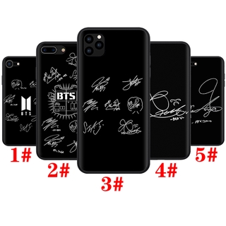 Ốp điện thoại TPU silicon mềm in hình chữ ký BTS W35 cho iPhone 8 7 6S 6 Plus 5 5S SE 2016 2020