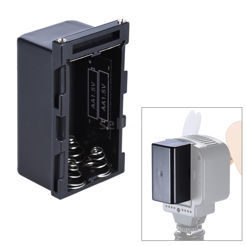 NP-F750 4pcs AA Battery Pack Case Battery Holder Power as NP-F750 Series Battery for LED Video Light Panel / Monitor