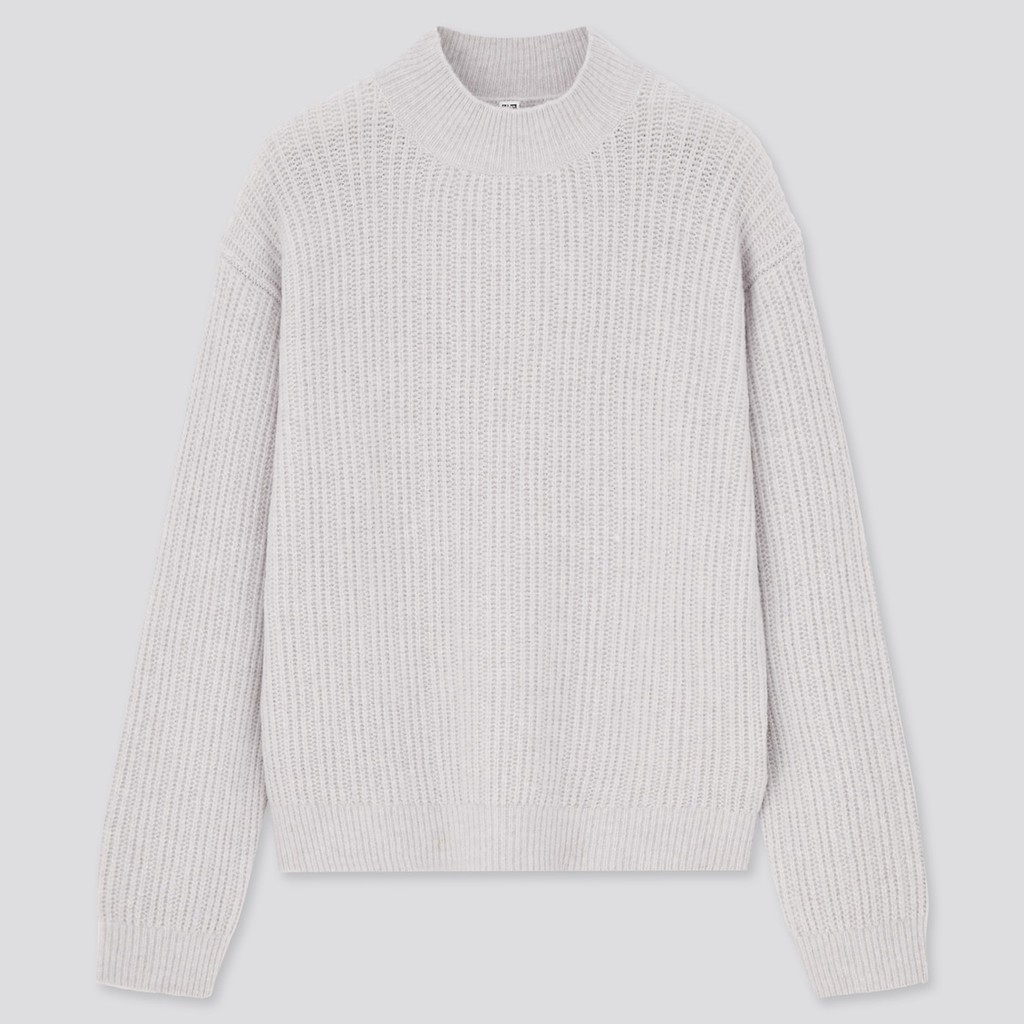 (UNIQLO Nhật chính hãng) Nữ- Áo Len Sợi Souffle Nhẹ Cổ 3 phân Dài Tay | BigBuy360 - bigbuy360.vn