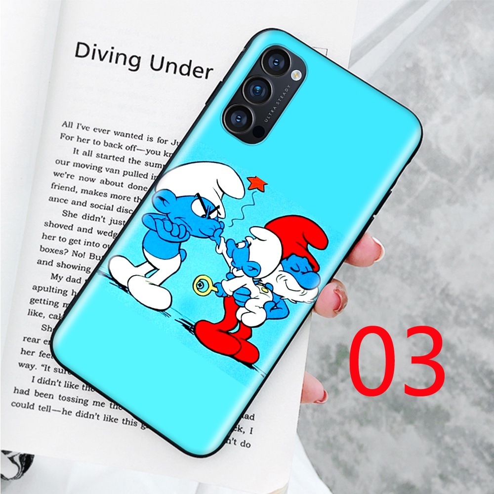 Ốp Điện Thoại Mềm Họa Tiết Hoạt Hình Smurfs WI-137 Cho iPhone 5S 5 7 6S 8 11 XR 6 Plus Pro Max SE