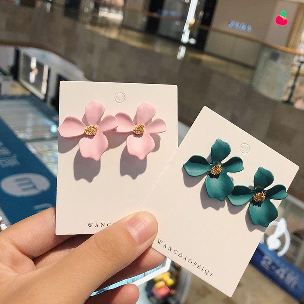 Bông Tai Acrylic Hình Hoa Thời Trang Hàn Quốc Dành Cho Nữ