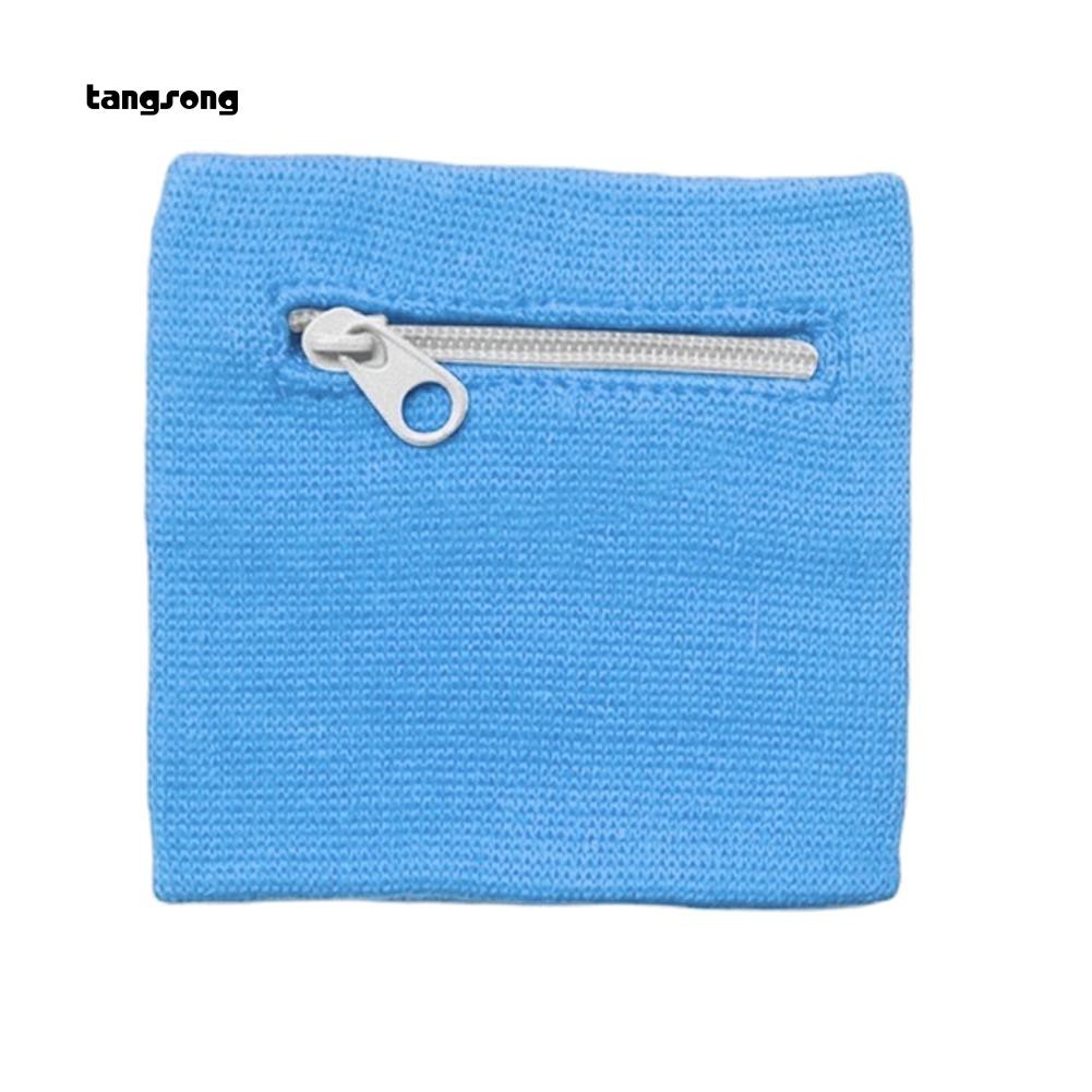 Túi Đựng Tiền Xu Đeo Cổ Tay Mini Có Khóa Kéo Phong Cách Thể Thao
