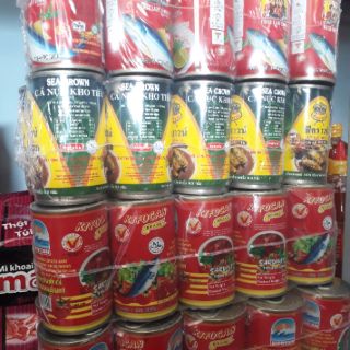 Cá hộp sốt cà chua/kho tiêu 155gr
