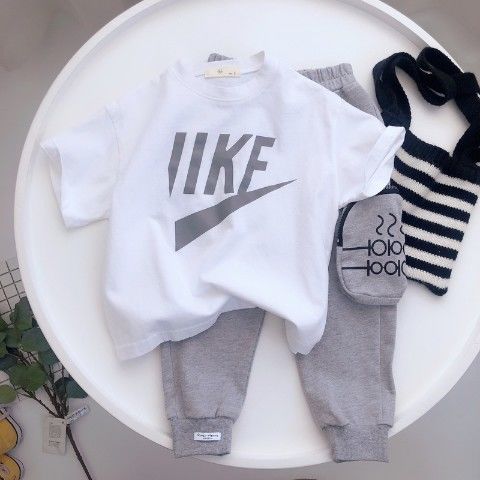 Áo thun vải 100% cotton thời trang mùa hè phong cách phương tây cho trẻ em