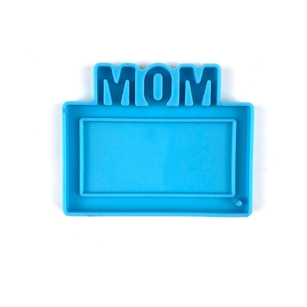 .Khuôn Silicone Làm Mặt Dây Chuyền Thủ Công Hình Chữ Dad Mom