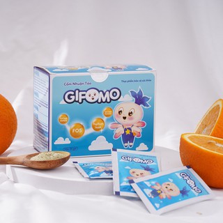 [CHÍNH HÃNG] Cốm Nhuận Táo GIFOMO - Cải thiện táo bón từ hộp đầu tiên cho trẻ trên 6 tháng tuổi - Hộp 20 gói