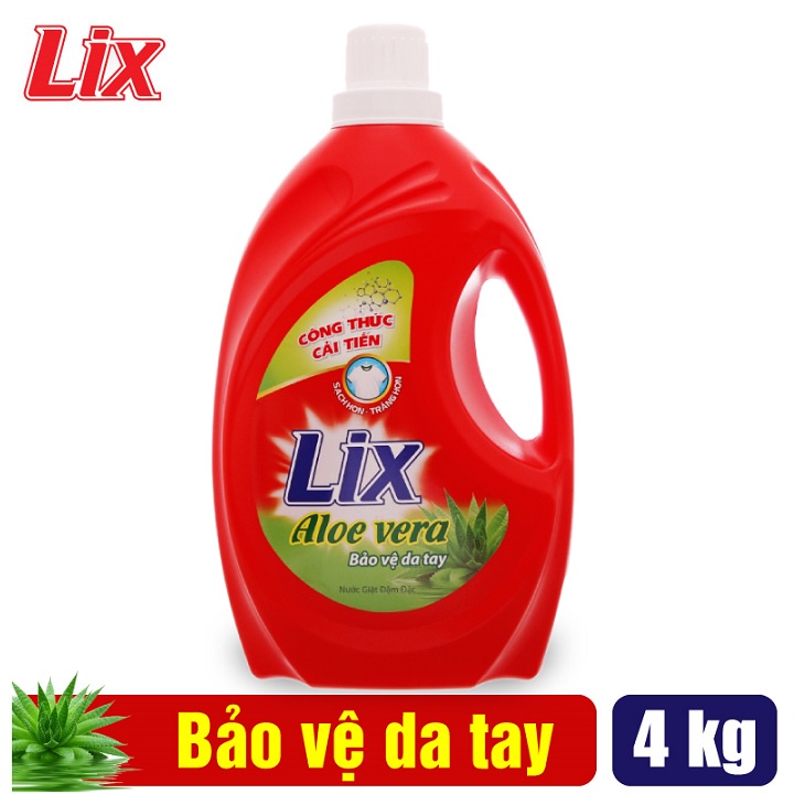 COMBO 2 chai Nước giặt Lix nha đam Aloe vera (2 chai x 3.6Kg) (2C-NG361)