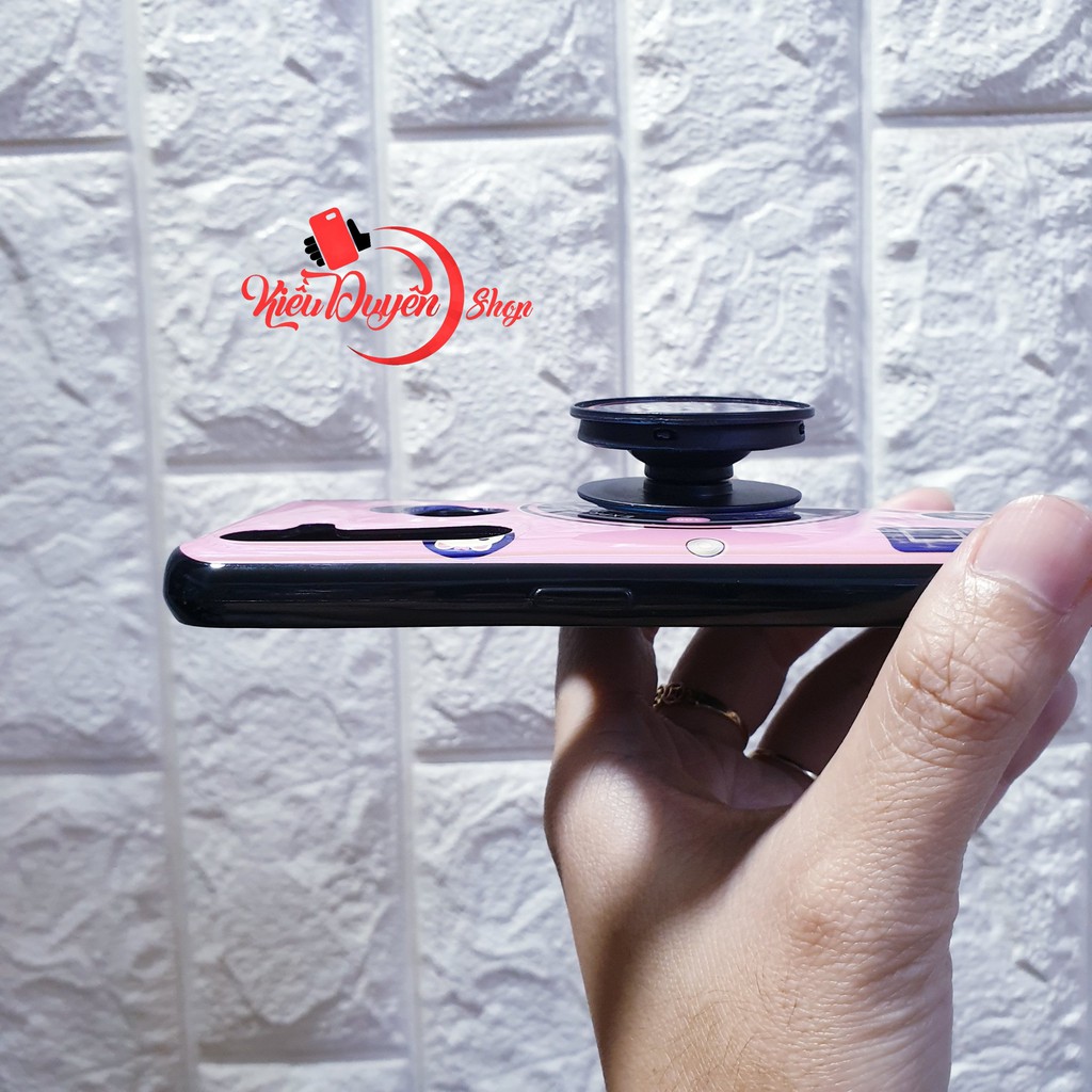 Ốp lưng Realme 5 Pro hình máy ảnh kèm giá đỡ và dây đeo