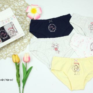 Set 5 quần chip tam giác DOKMA (giao màu ngẫu nhiên)
