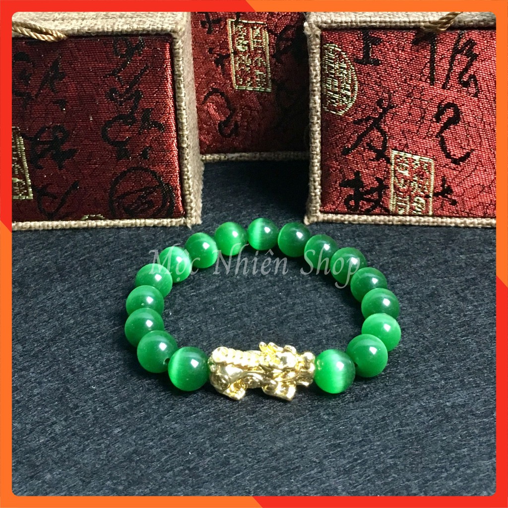 Vòng Tay Đá Mắt Mèo - size 8mm | BigBuy360 - bigbuy360.vn