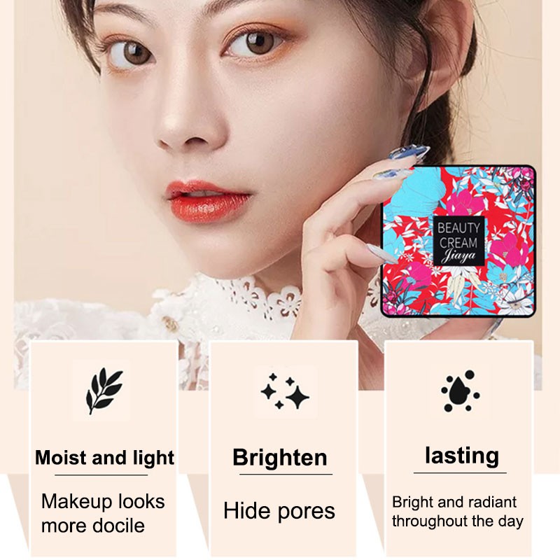 (Hàng Mới Về) 1 Túi Phấn Nước Air Cushion Bb Cream Che Khuyết Điểm Giữ Ẩm Da Kháng Nước Lâu Trôi Kèm Cọ Đầu Nấm | BigBuy360 - bigbuy360.vn