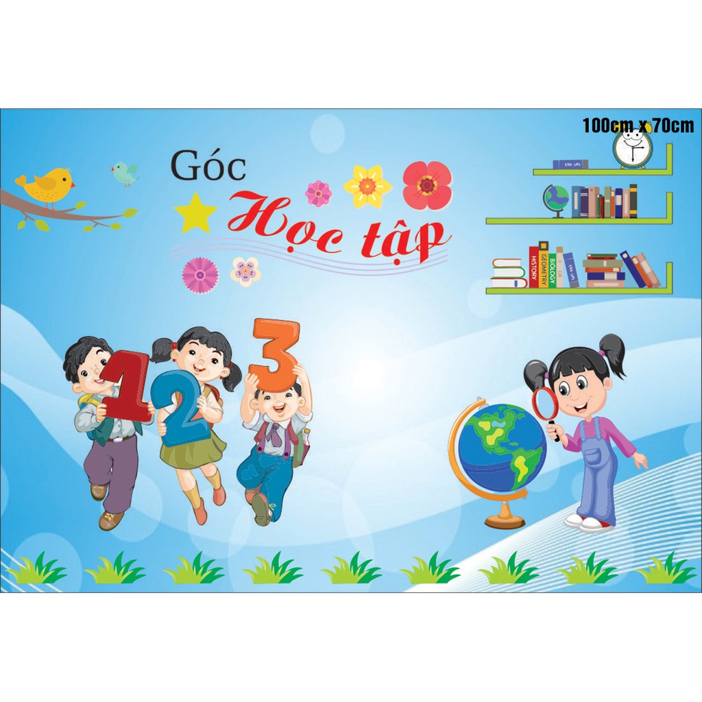 tranh góc mầm non
