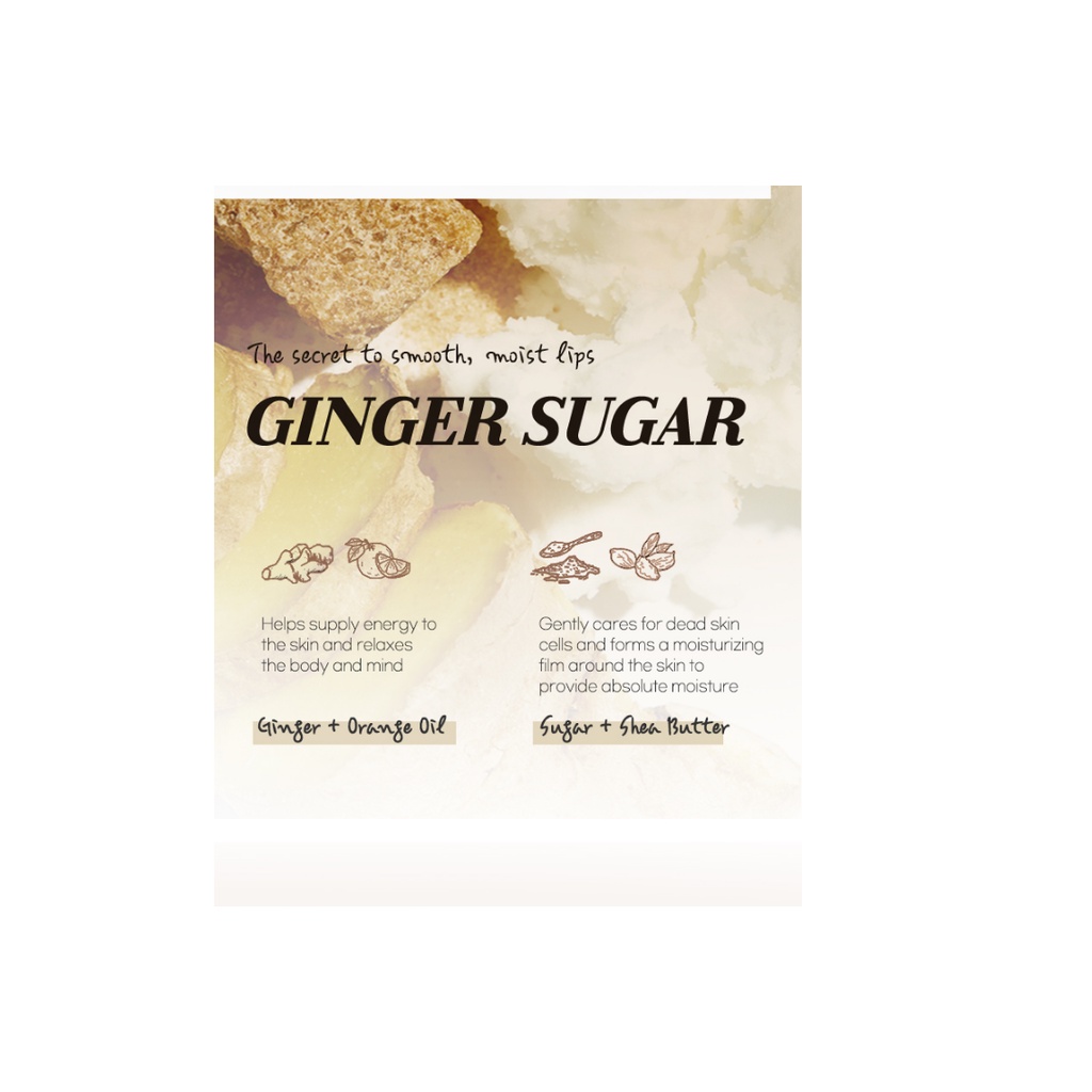 Son dưỡng có màu chứa tinh chất gừng  Ginger Sugar Tint Balm - NEW 2022