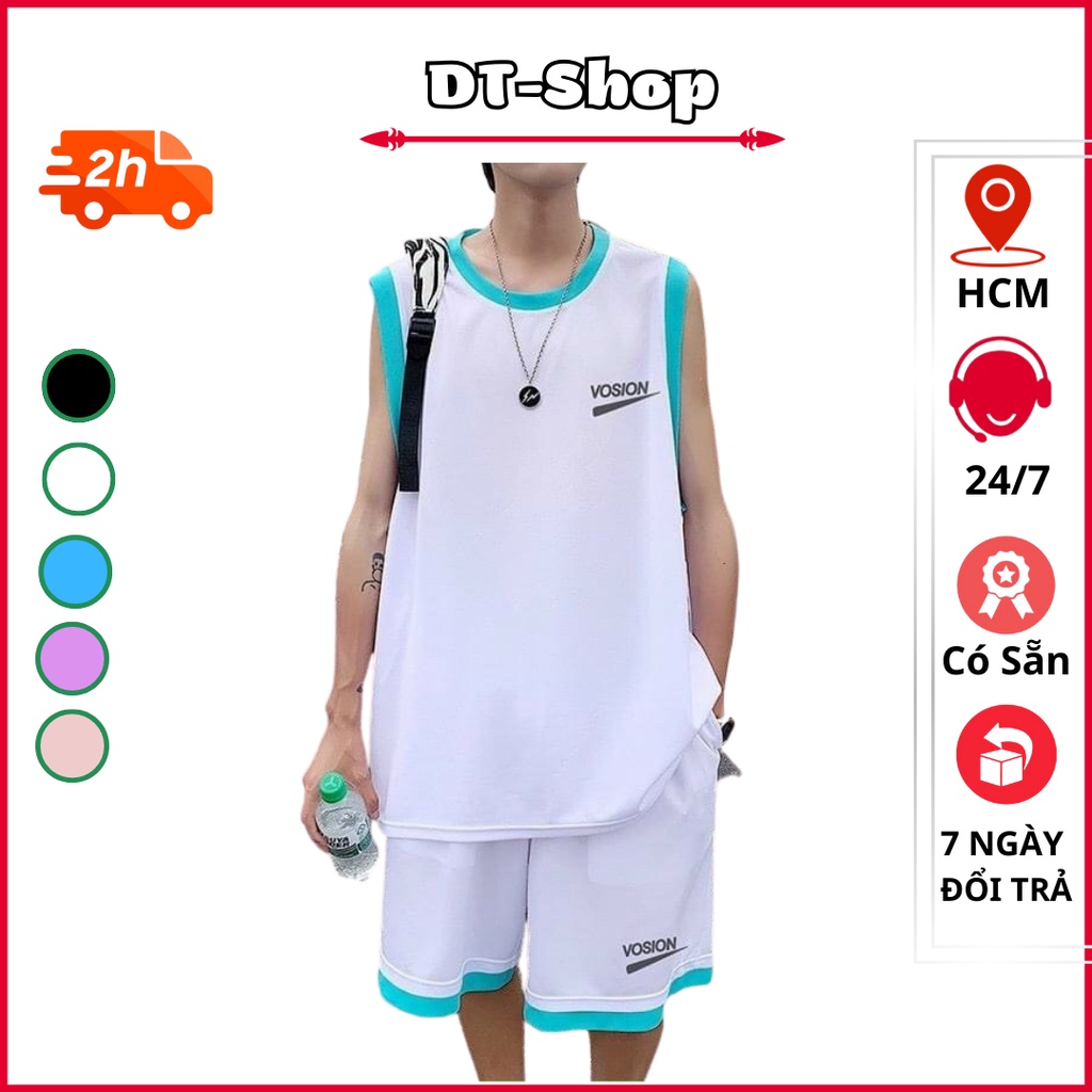 Sét bộ quần áo nam - vải thấm hút mồ hôi rất tốt