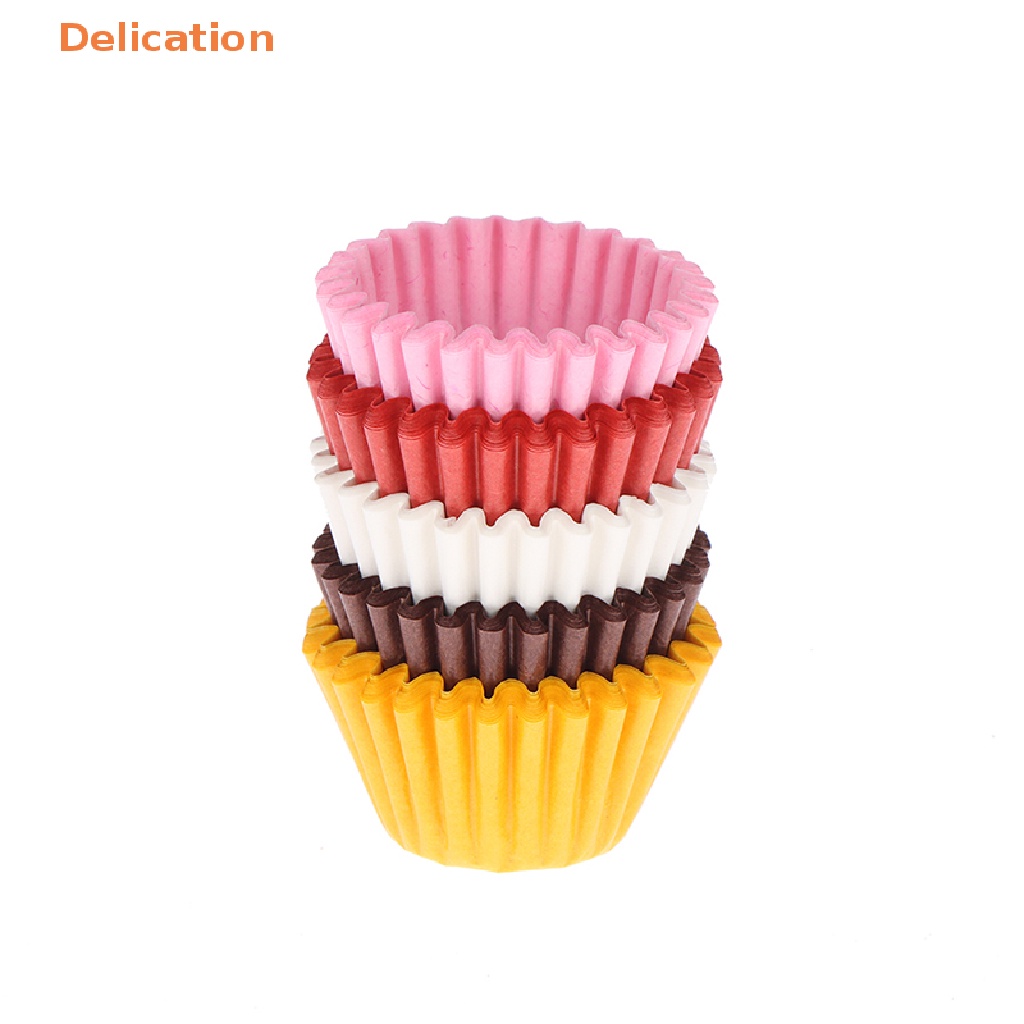 Set 1000 Giấy Lót Bánh Cupcake / Muffin / Socola Mini Màu Sắc Trơn