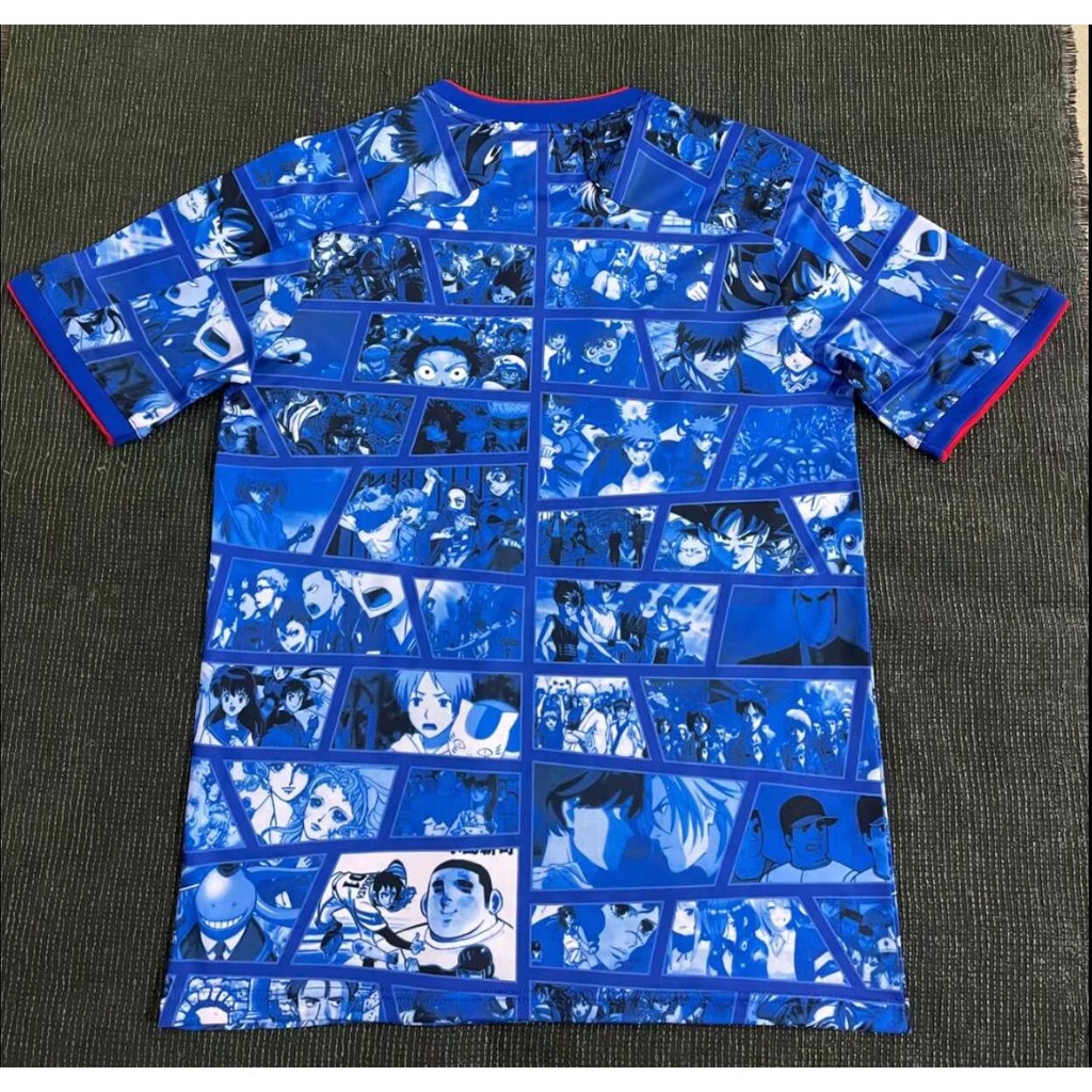 Áo Thun Bóng Đá In Hình Hoạt Hình Nhật Bản 2022 S-2XL