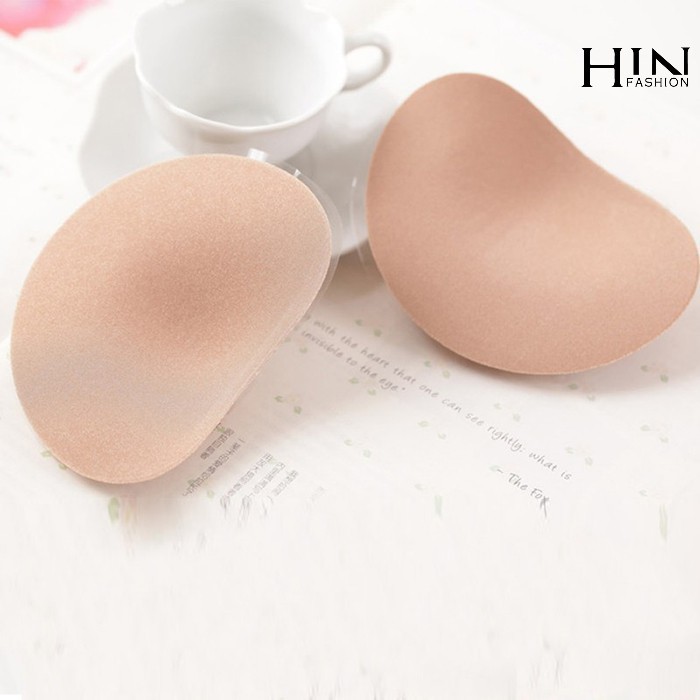 Bộ 2 Miếng  Mút Độn Ngực Siêu Nâng Hình Tim Có Keo Dán - Mút Độn Ngực