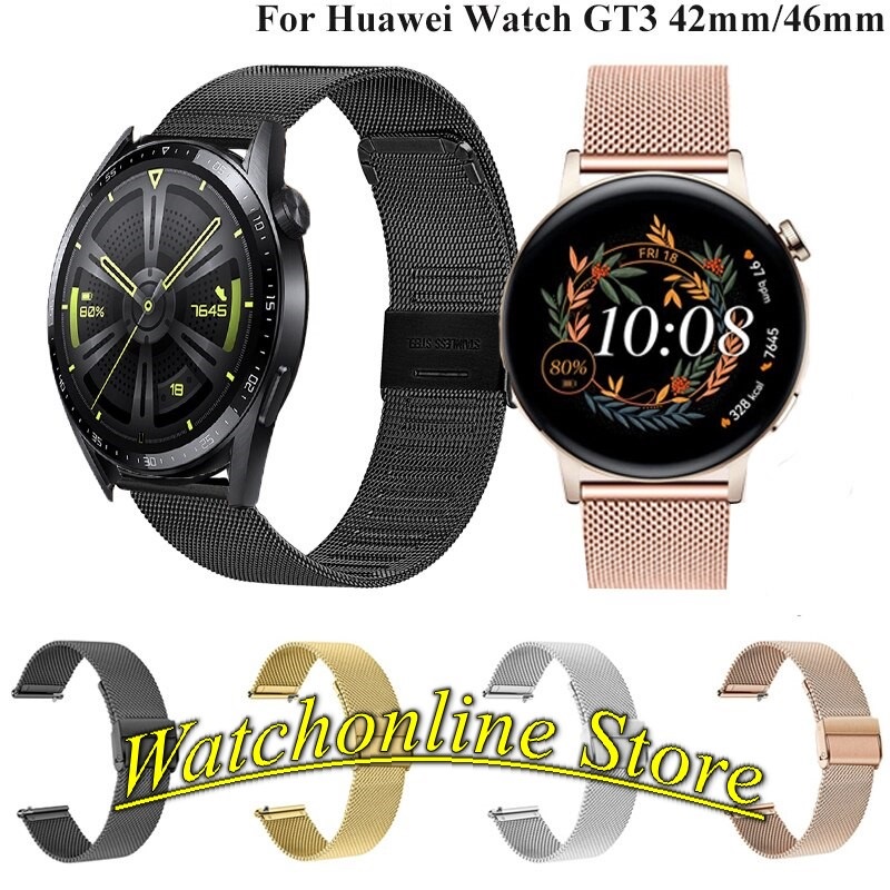 Dây Mesh dành cho Huawei Watch 3 GT3 42mm GT3 46mm GT3 Pro GT2 Pro GT2E