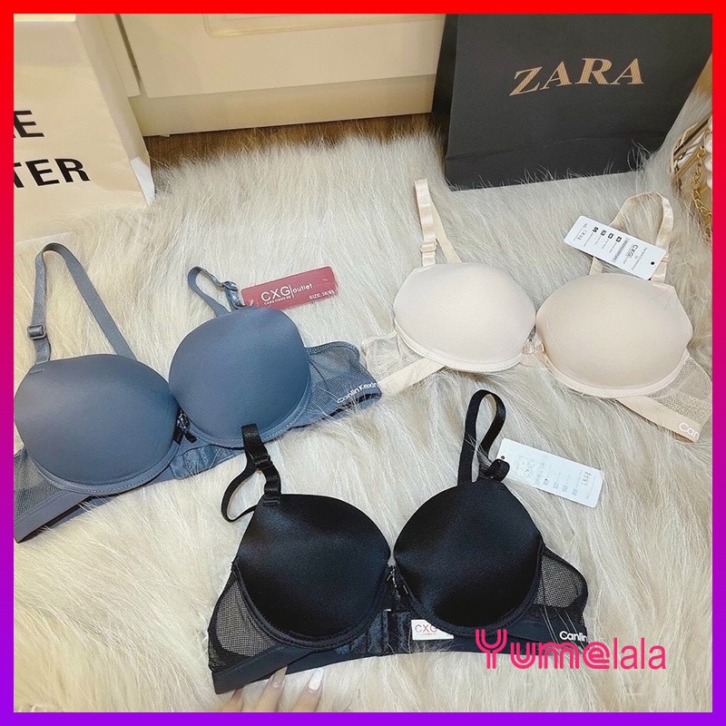 Áo lót siêu nâng ngực có gọng Canlin vải su thông hơi đệm dày 4cm