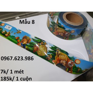 mica cuộn bánh gato, bánh tiramisu (Mẫu 8: gấu boonia)
