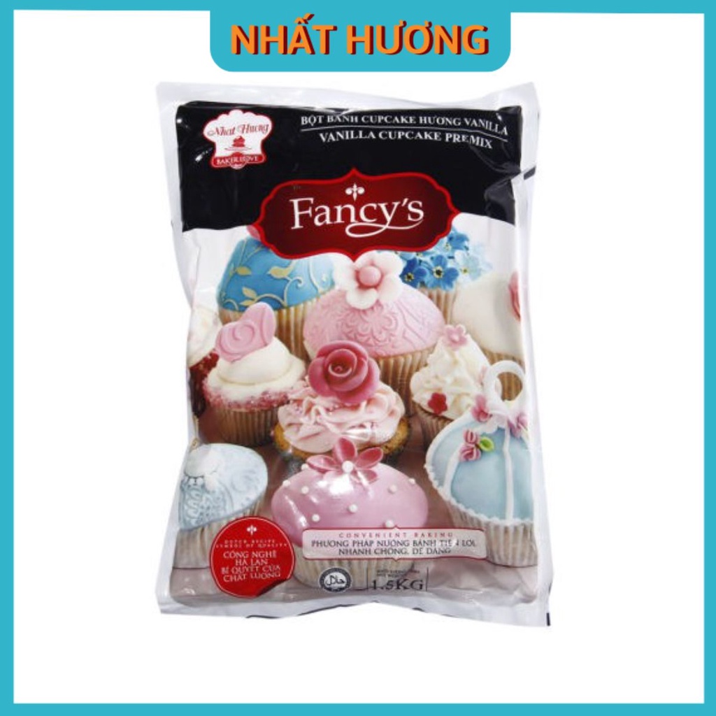 Bột Trộn Bánh Vanila Cupcake 1.5kg