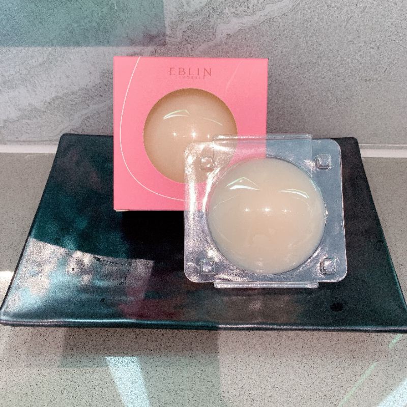 Miếng dán ngực silicon nhiệt tự thân EBLIN dán ti siêu mỏng ôm khít Sẵn Hàng