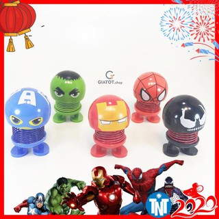 Thú nhún emoji lò xo siêu anh hùng marvel