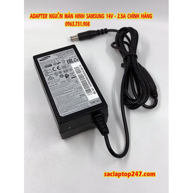 Adapter nguồn màn hình Samsung 14V 2.5A chính hãng