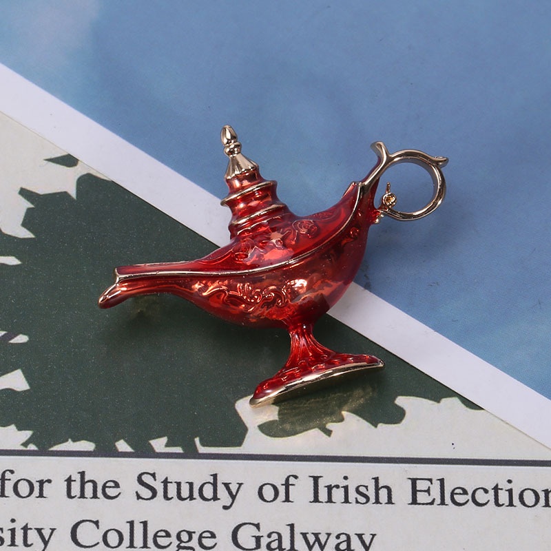 (MớI) Ghim GàI ÁO HìNh ĐèN Aladdin ThờI Trang