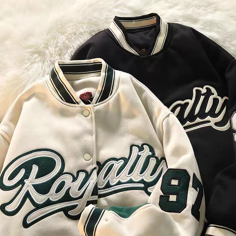 Áo khoác bomber ROYALY chất kaki 2 lớp chống nắng lạnh Streetstyle from rộng kiểu dáng unisex nam nữ  - GENZOO