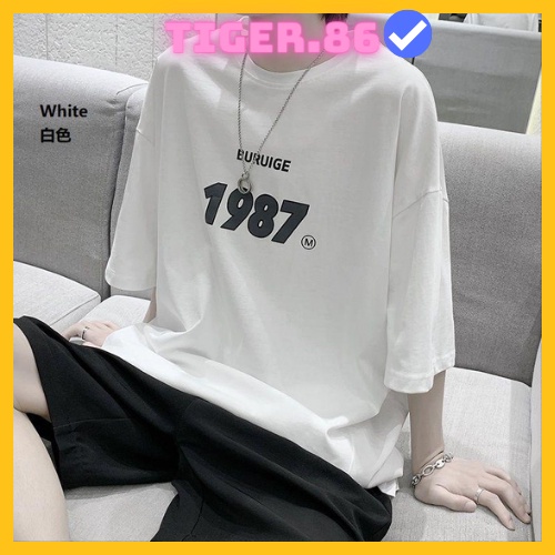 Áo thun tay lỡ form rộng unisex Tiger.86 AFR112