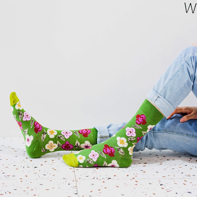 Vớ Nam Họa Tiết Trái Cây Động Vật Vui Nhộn Thời Trang Hip Hop Harajuku