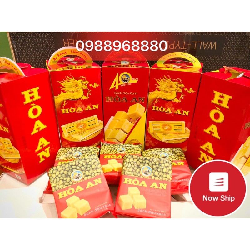 Bánh Đậu Xanh Hoà An Hộp 1kg | BigBuy360 - bigbuy360.vn