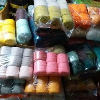 Combo sợi dệt và ren trang trí