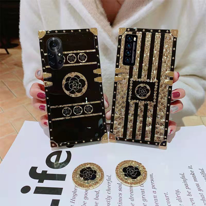 Ốp Điện Thoại Mềm Có Vòng Đỡ Hình Hoa Trà Cho Xiaomi Redmi Note8 note9 note10 Pro 9 9A 9C 9T 10 Max