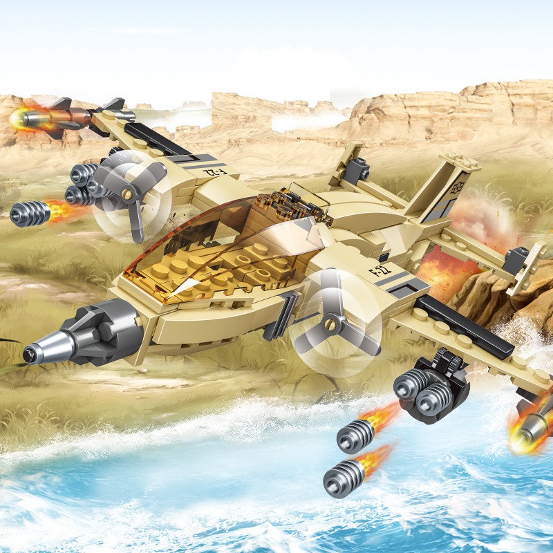 [769 CHI TIẾT] Bộ Đồ Chơi Lego Máy Bay Chiến Đấu SW769 Lắp Ráp Mô Hình Lego Trực Thăng, Thuyền Chiến, Xe Quân Đội