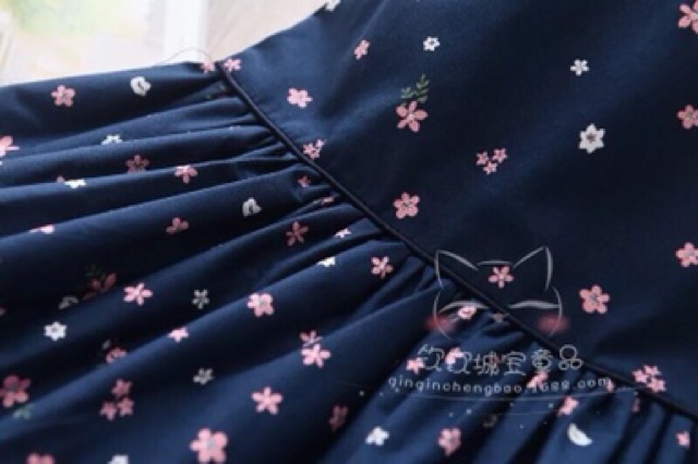 Váy kehzo bướm tím