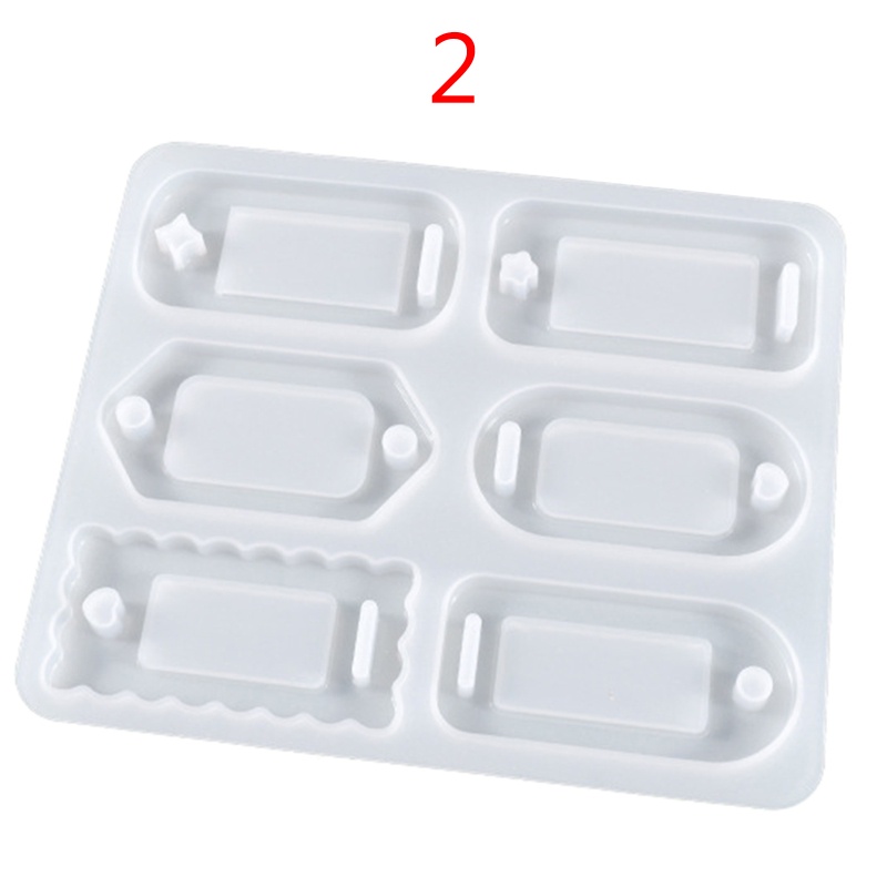 Bộ Khuôn Silicone Làm Móc Khóa Đồ Thủ Công Dành Cho Nhà Bếp/Nhà Cửa Hàng Mới