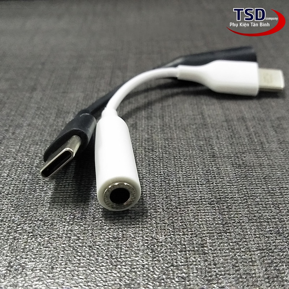 Đầu chuyển đổi tai nghe từ Type C sang 3.5 chính hãng dùng được cho tất cả các dòng điện thoại có cổng TypeC.