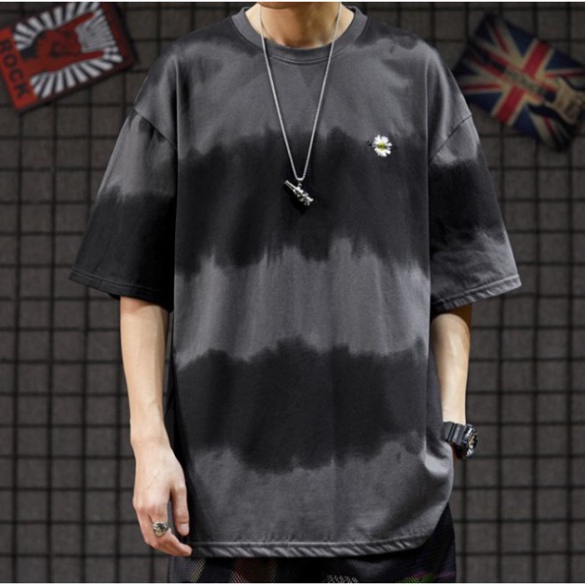 Áo Thun Tay Lỡ Form Rộng Phối Màu In Hoa Cúc Siêu Hot🍁 Unisex nam nữ đều mặc được | BigBuy360 - bigbuy360.vn