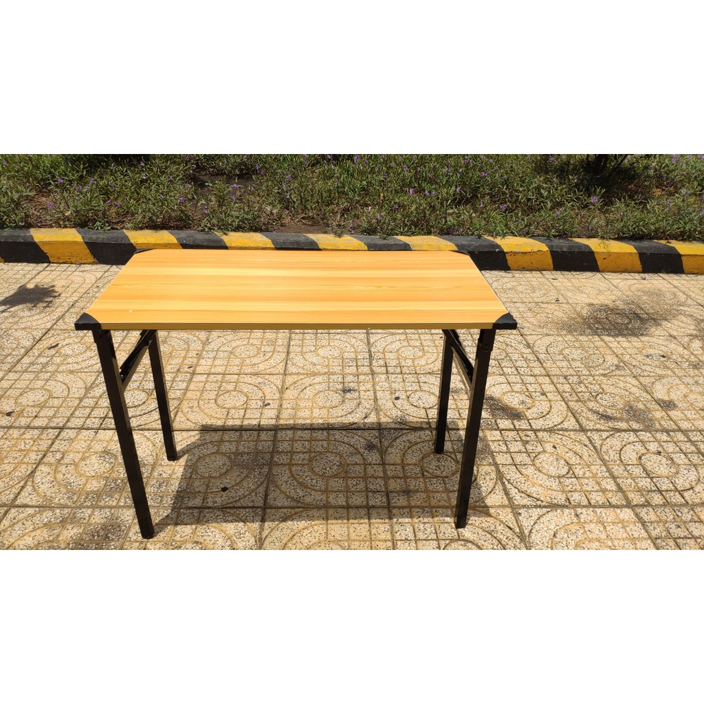 Bàn Gấp chân sắt 100cm (có giao hỏa tốc nội thành Hn)