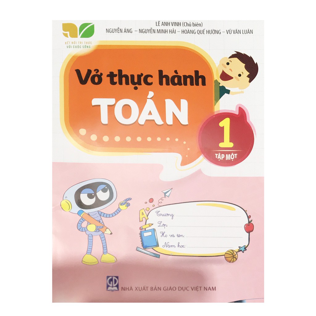 Sách-Vở thực hành Toán lớp 1 tập 1 ( kết nối tri thức )