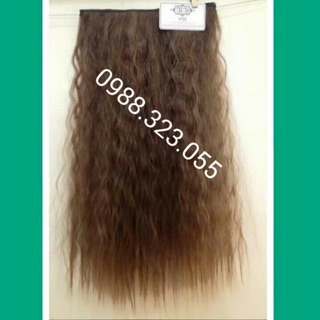 tóc kẹp xù mì siêu bồng đẹp
