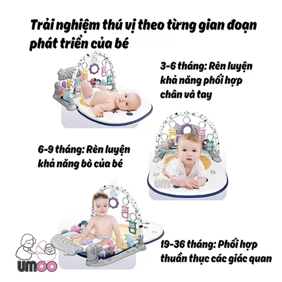 Thảm Đàn Umoo 07124 Phát Âm Nhạc Vui Nhộn