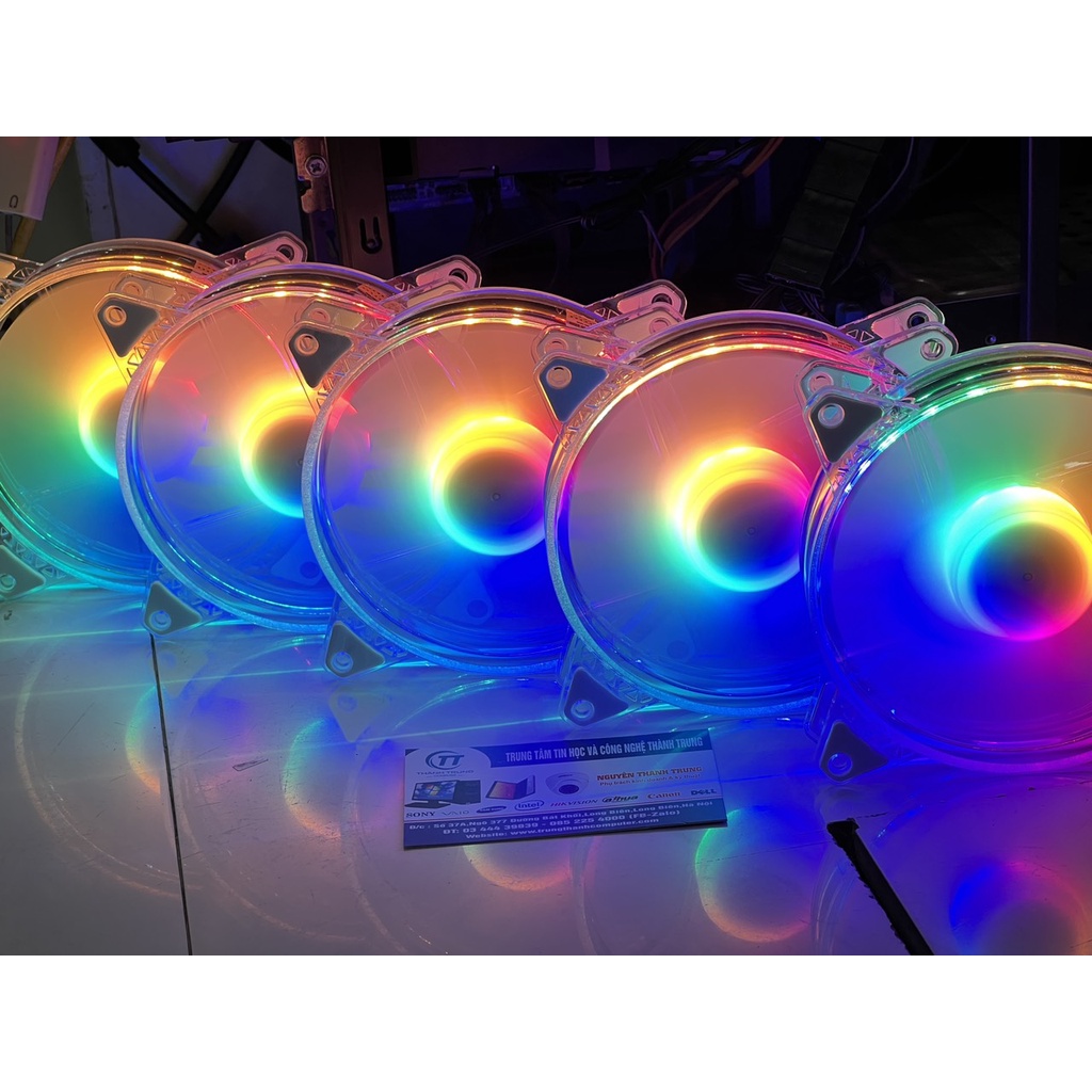 Quạt Fan RGB Coolmoon K9 - Hàng chính hãng (gắn trực tiếp không dùng hub)