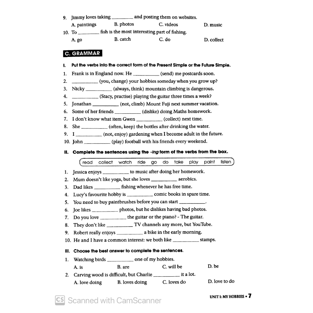 Sách - Bài Tập Thực Hành Tiếng Anh 7 Theo Chương Trình Mới Của Bộ Giáo Dục Và Đào Tạo (Không Đáp Án)