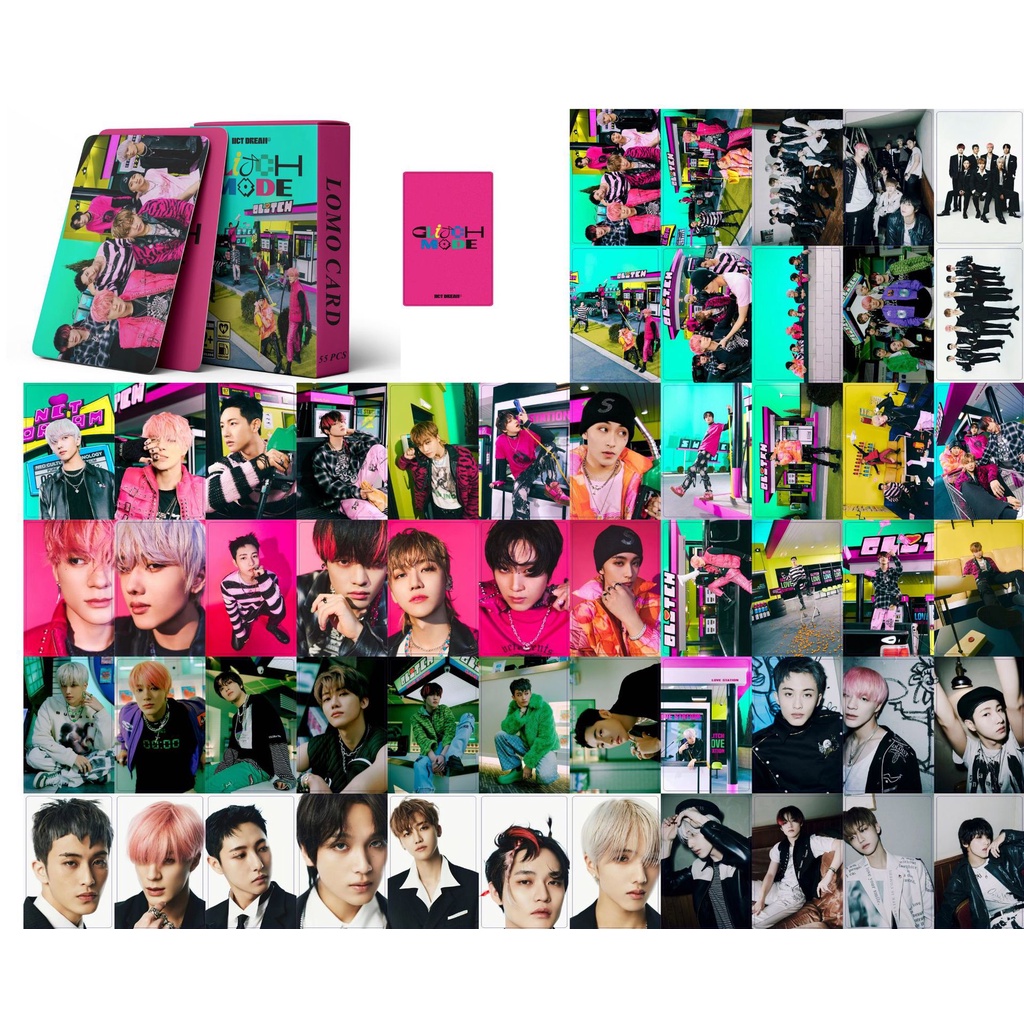 Set 54 Tấm Thẻ In Hình Các Thành Viên Nhóm Nhạc Kpop NCT