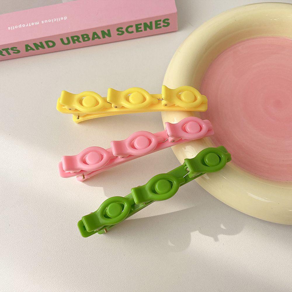 NICKOLAS Kẹp Tóc Bện Hai Lớp Thời Trang Cho Bé Gái