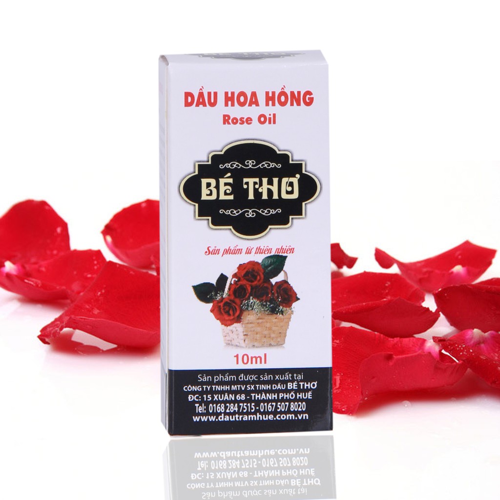 Tinh dầu Bé Thơ Huế Loại 10ml  ( Hàng chính hãng có tem chống giả của Công ty TNHH MTV Sản xuất Tinh dầu Bé Thơ)